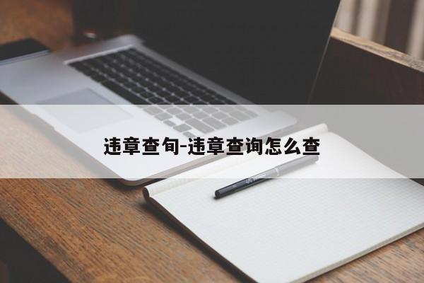 违章查旬-违章查询怎么查